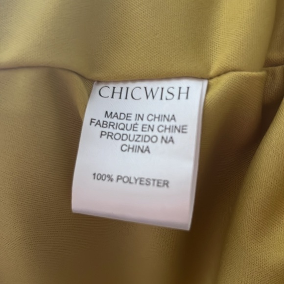 Marigold Yellow Maxi Skirt High Waist Sheer - Picture 8 of 10